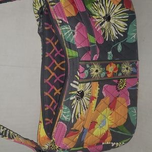 Vera Bradley Jazzy Bloom shoulder bag medium zip closer